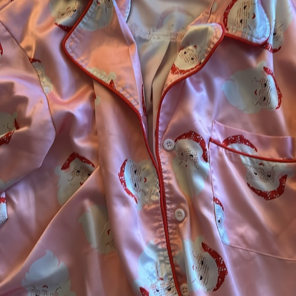 Santa PJs size small. Worn once for pictures. You could wear next year! - Picture 2 of 3